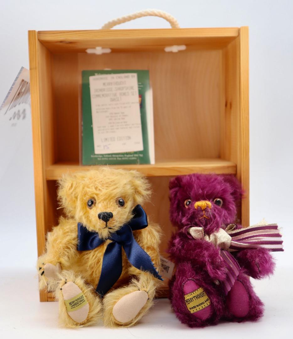 Merrythought 1999年 記念ボックスセット ４体木製ボックス入り