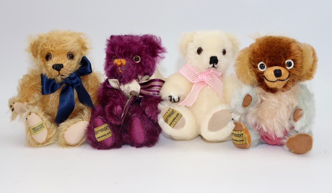 Merrythought 1999年 記念ボックスセット ４体木製ボックス入り