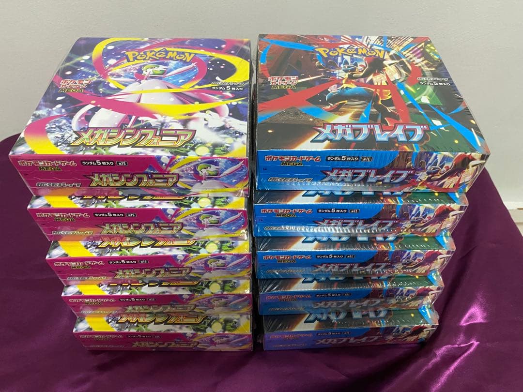ポケモンメガレイブ /メガシンフォミア✖️5ボックス=10ボックス➡️シュリンク付き