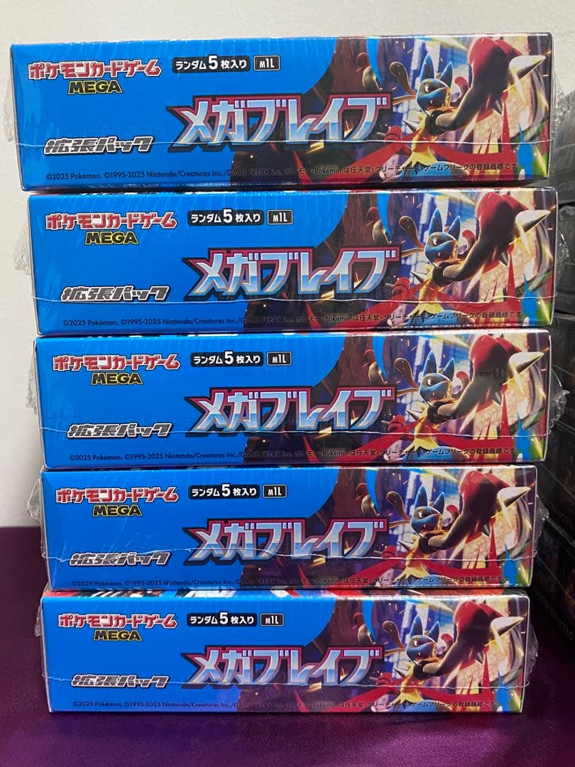 ポケモンメガレイブ /メガシンフォミア✖️5ボックス=10ボックス➡️シュリンク付き