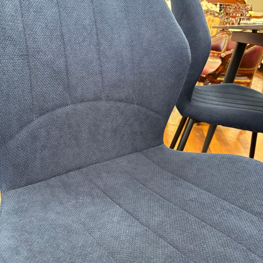 ブラック サンライジングダイニング５点セット