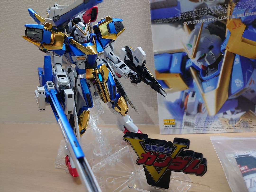 ★【おまけ付】V2アサルトバスターガンダムMGver.kaチタニウムフィニッシュ