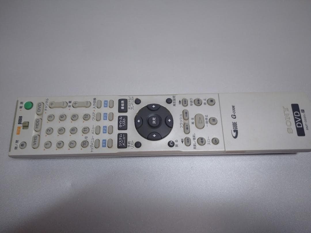 W*2様 RDR-VH83 SONY VHS HDD DVD レコーダー　動作保