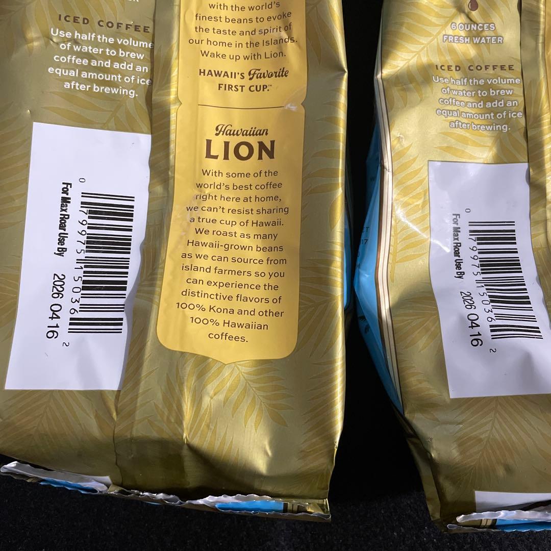 ライオン コナコーヒー 100% 粉タイプ　6袋