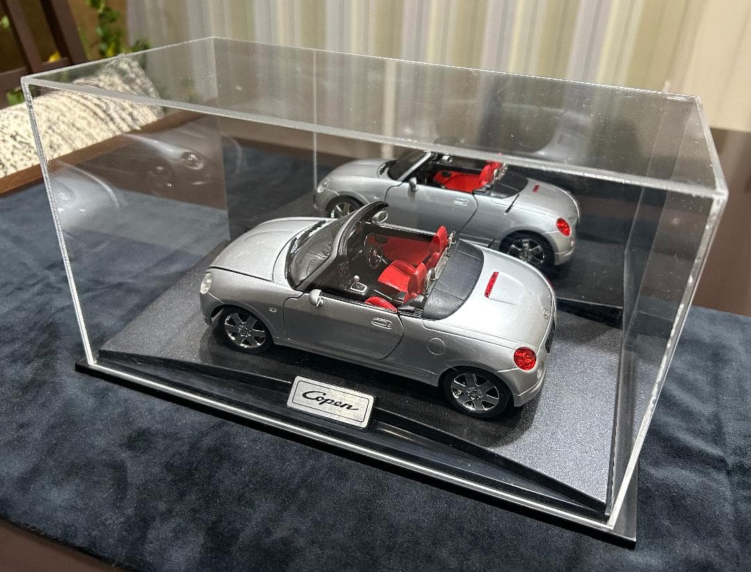 コペン 1/18スケールミニカー と オーナーズミニカー