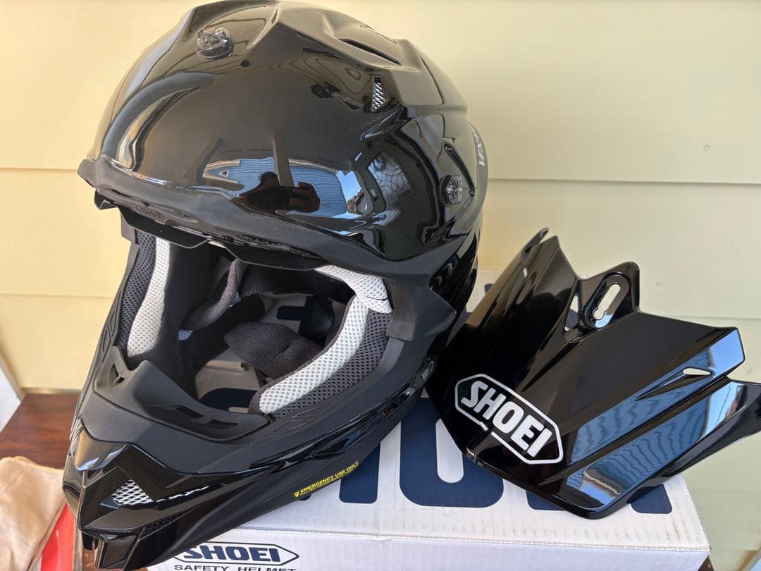 SHOEI VFX-WR ブラック Mサイズ オフロードヘルメット 中古極美品