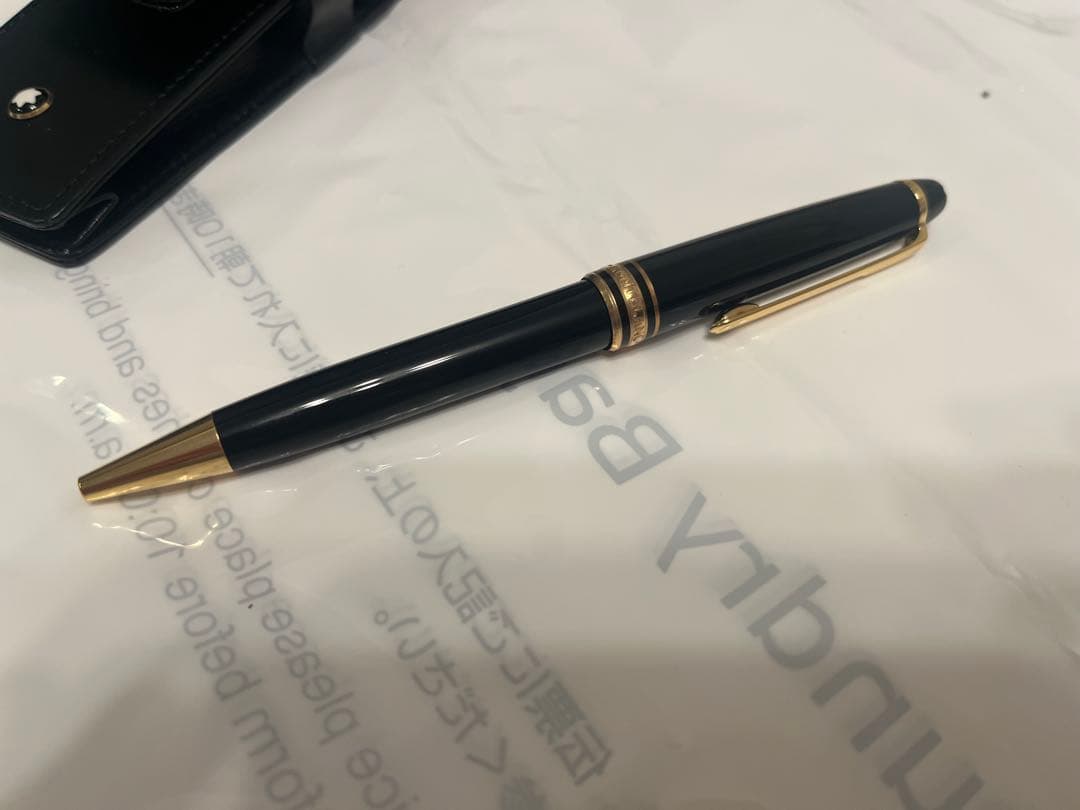 値下げ　ケース付き　モンブラン　ボールペン