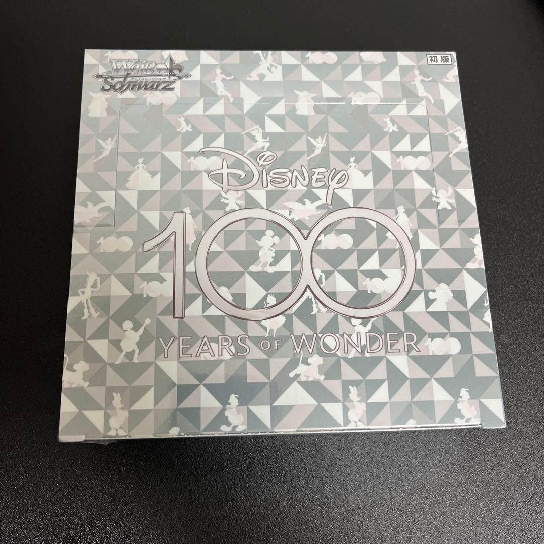 ディズニー 100 1box シュリンク付き ヴァイスシュヴァルツ ５パック付