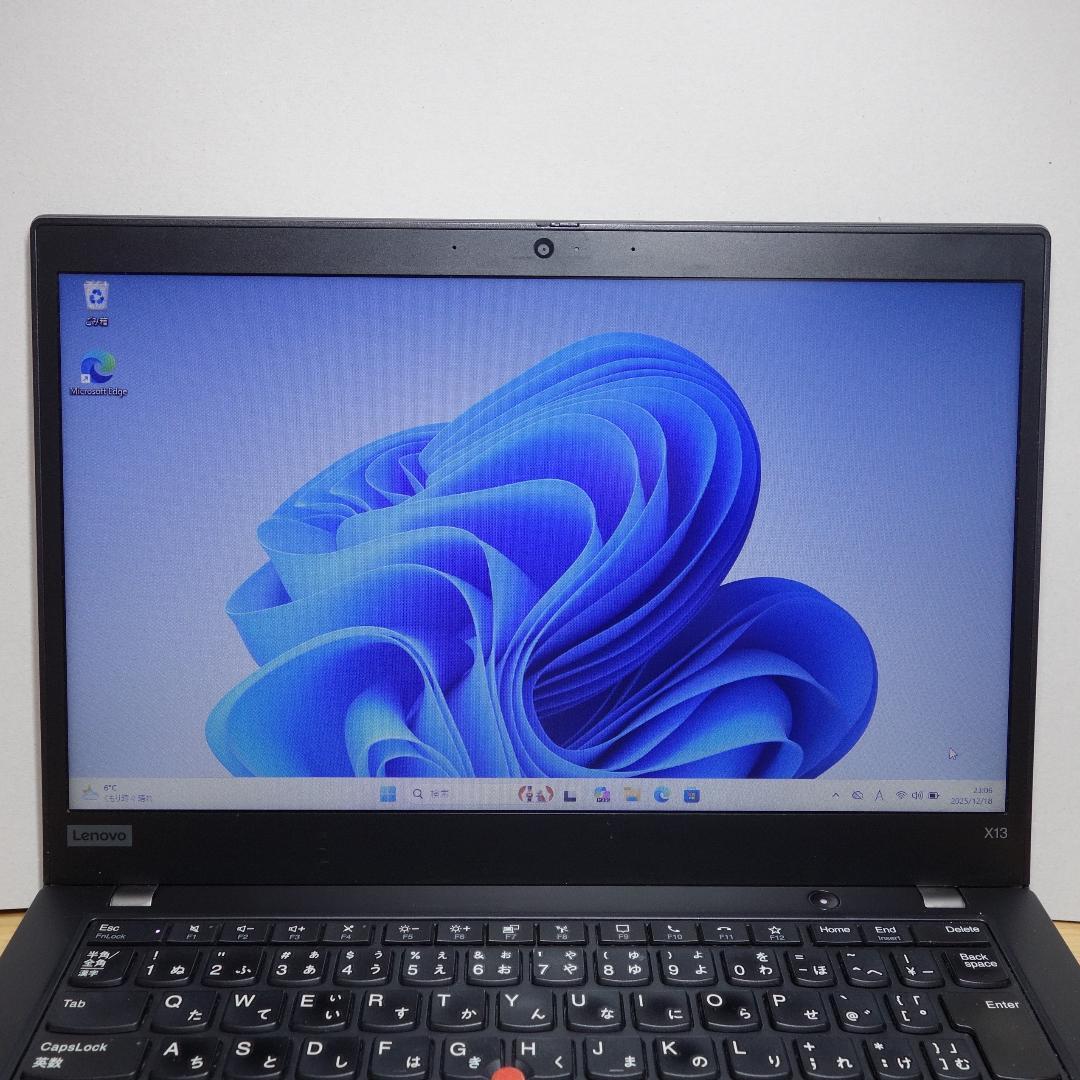 ThinkPad X13◆Core i5-10310U/256G/8G/電池長持