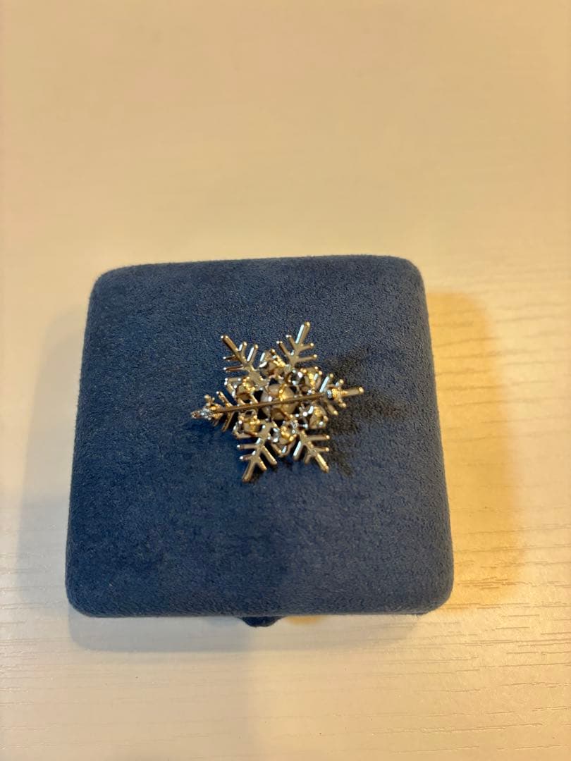 MIKIMOTO パールブローチ 雪の結晶 ケース 外箱 付属品一式【美品】