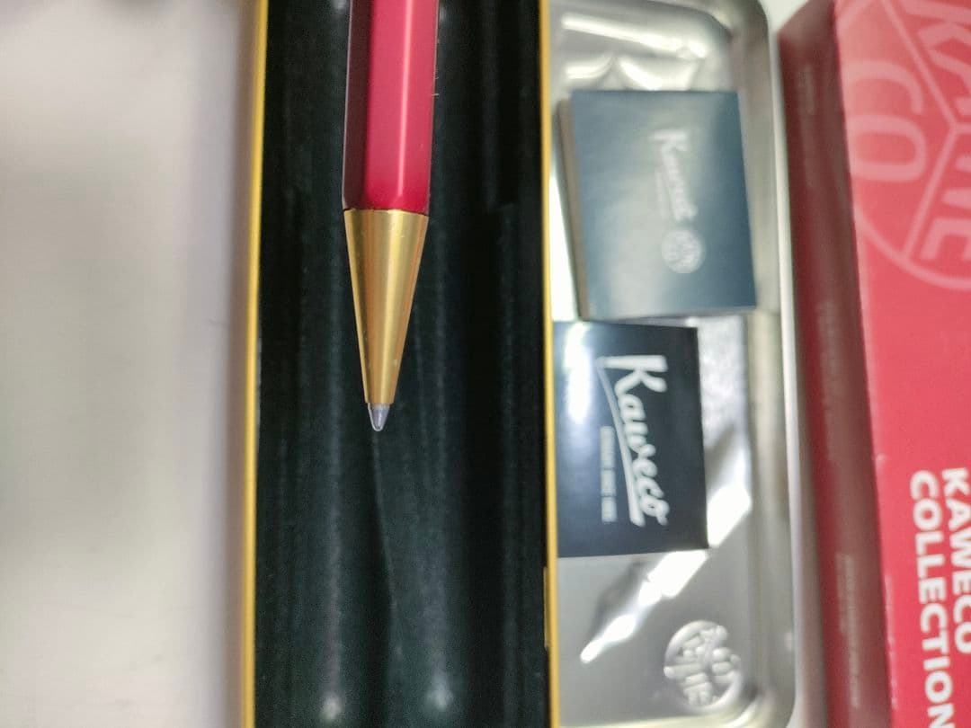 KAWECO 復刻 限定 0.5mm　2021コレクション 赤　インクブルー
