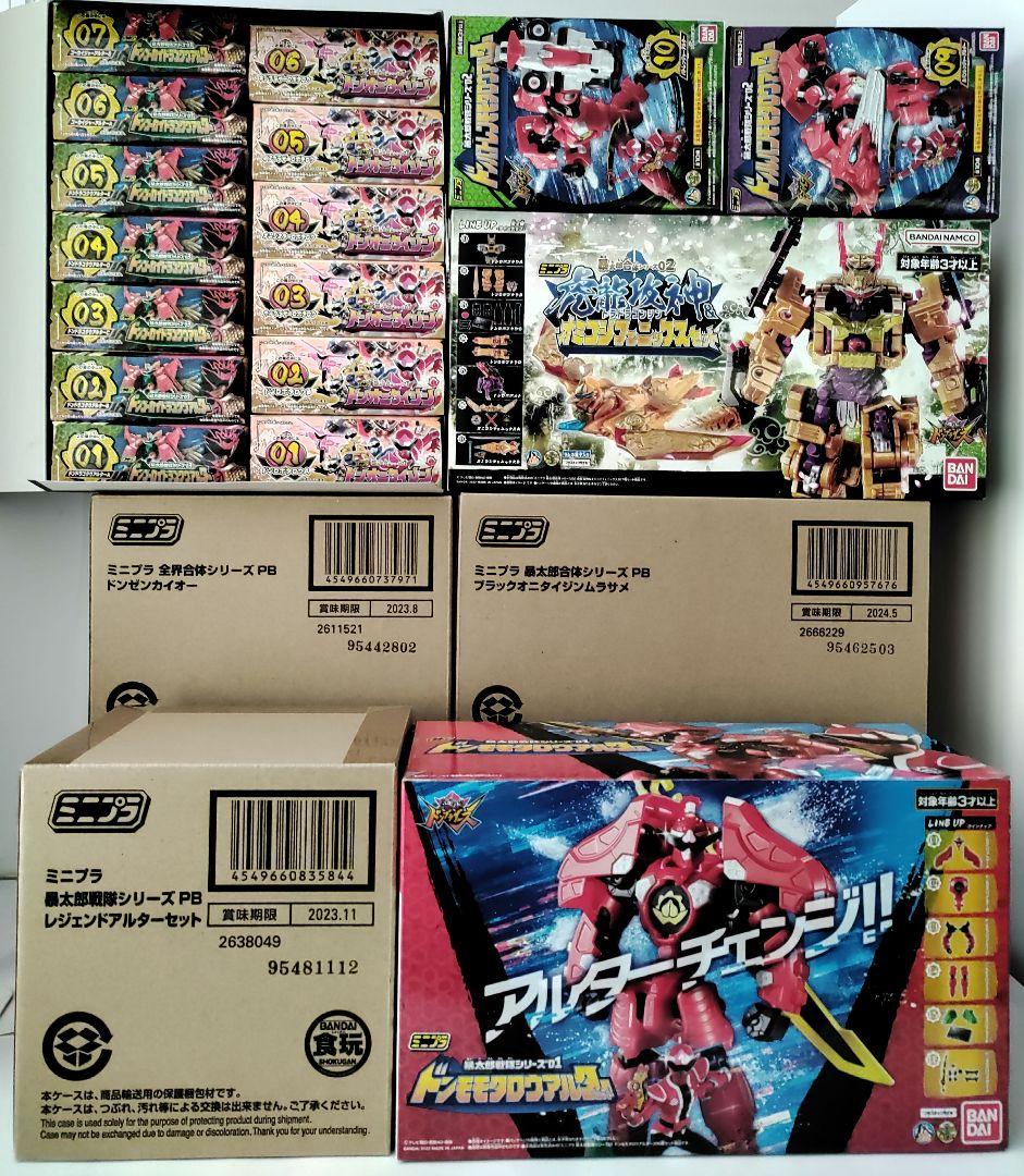 未開封品　ミニプラ　ドンオニタイジン　他　合計8点　暴太郎戦隊ドンブラザーズ