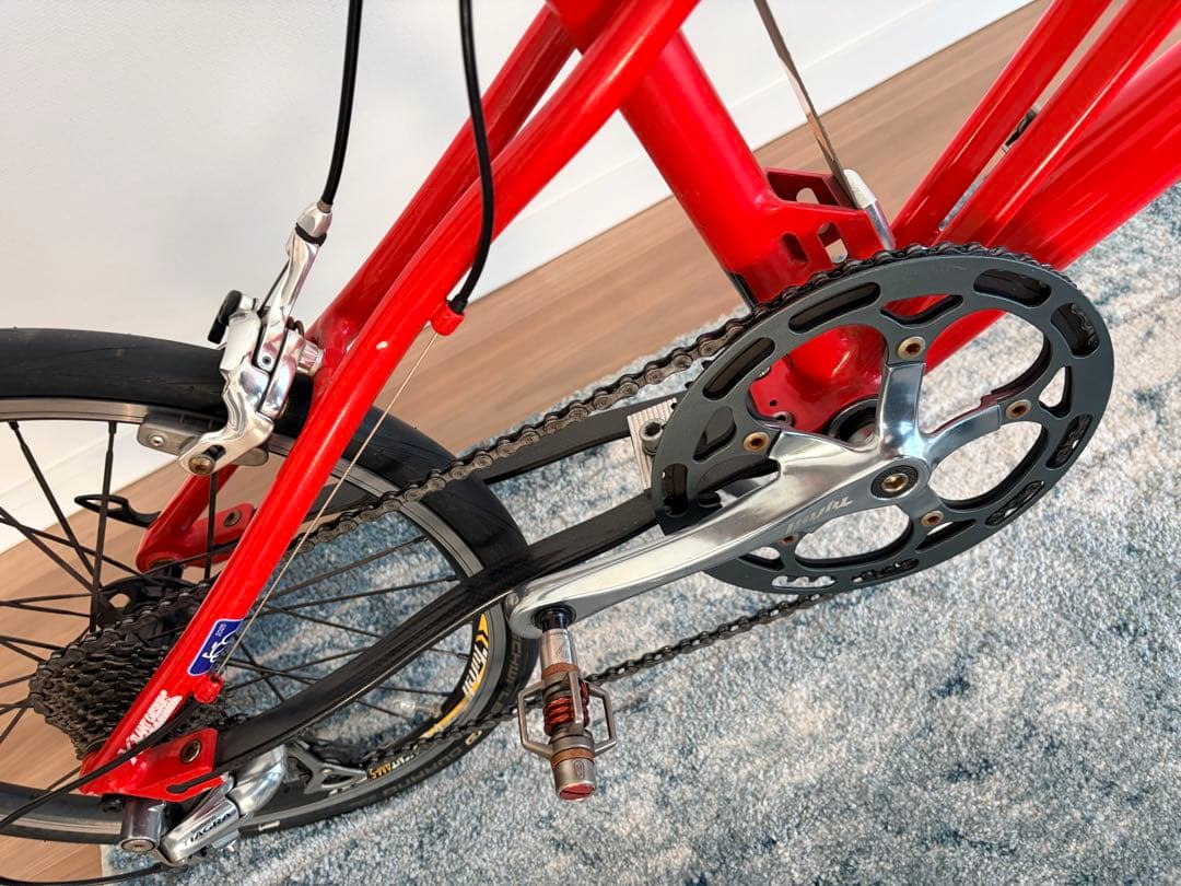 希少 タイレル Tyrell SZ フロントエアサス スポーツミニベロ 引取のみ