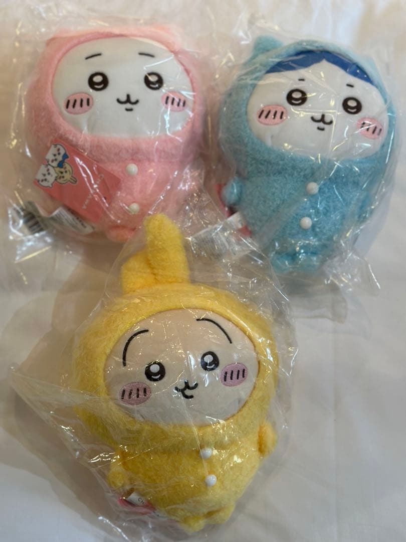 【顔厳選】ちいかわ　MINISO 中国限定　ちいかわ　ぬいぐるみセット　パジャマ