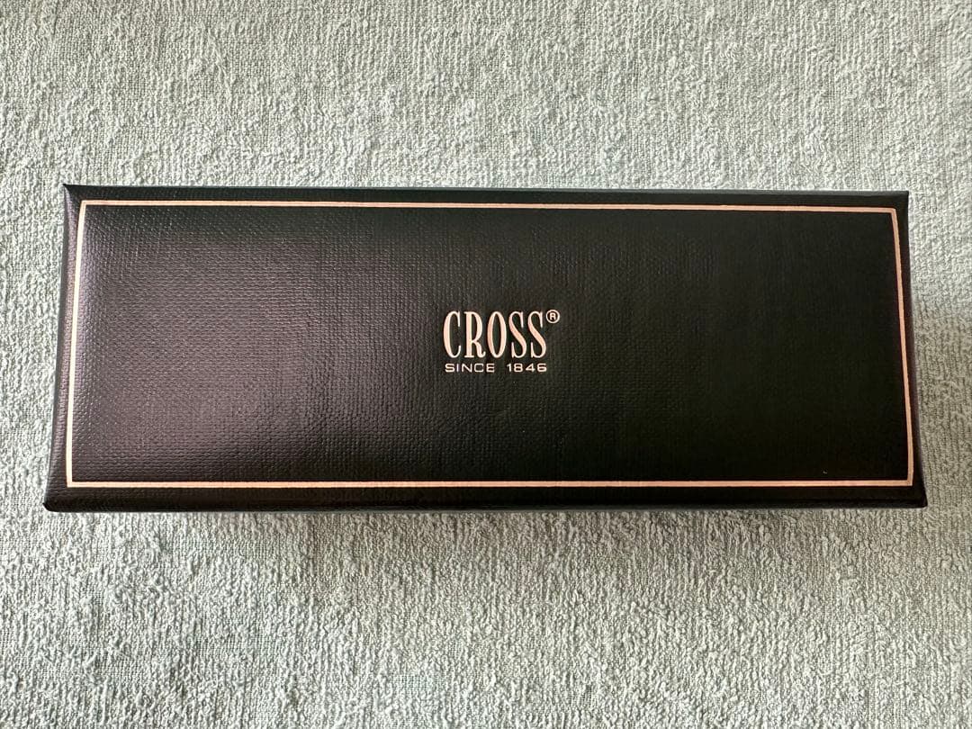 CROSS ヴィンテージ 万年筆　シルバー　ゴールド　専用ケース付き