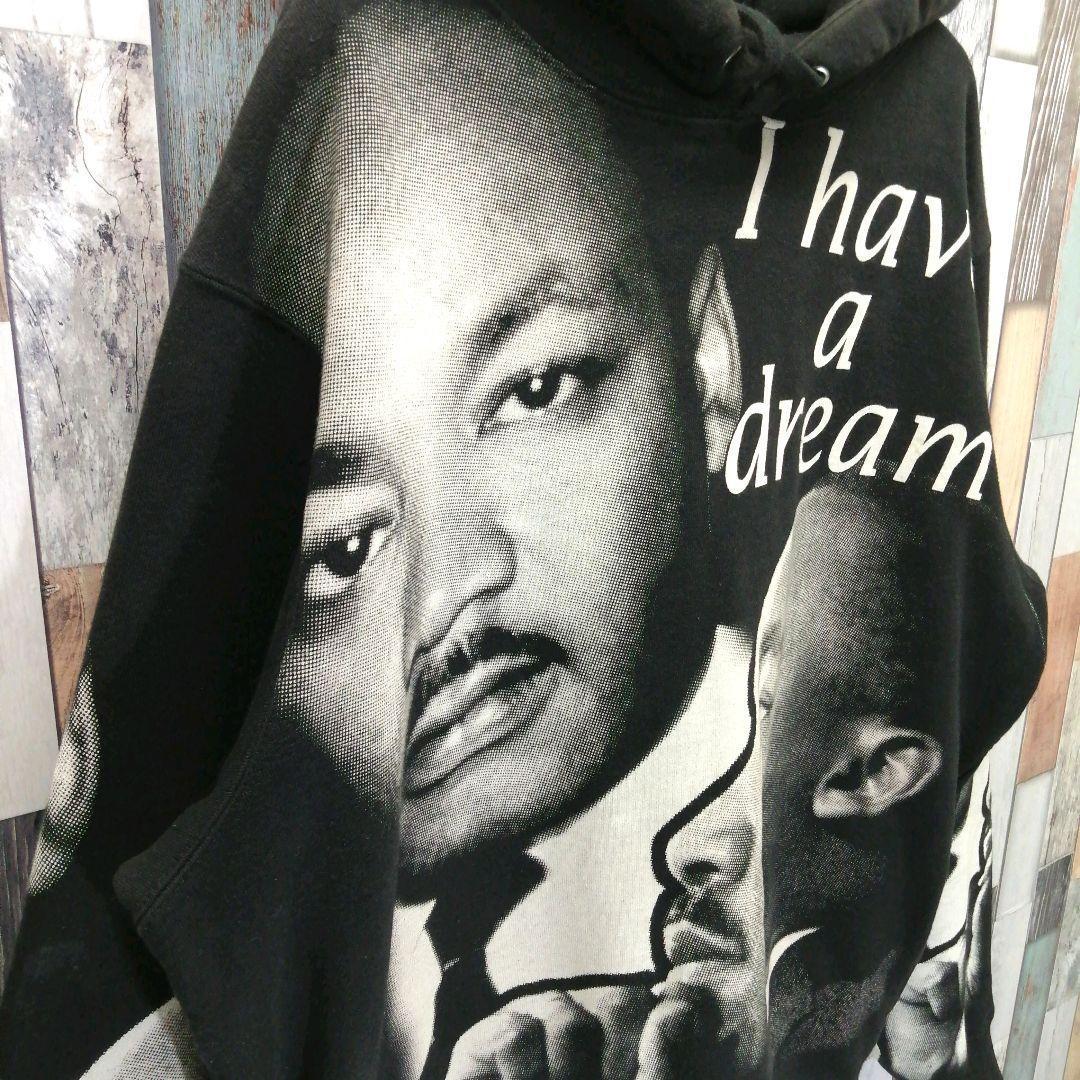 Supreme　シュプリーム　パーカー　キング牧師　総柄