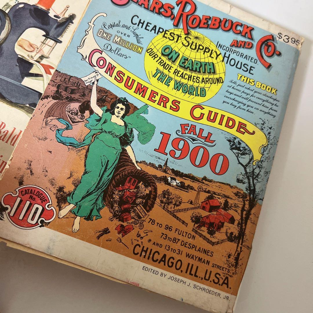 1897年版 シアーズ カタログ 復刻版 マルシェ袋 ジャンクジャーナル 洋書