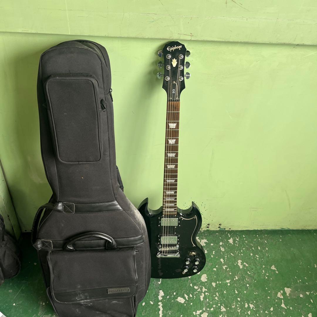 ★ Epiphone エピフォン SG ブラック ソフトケース付き エレキギター