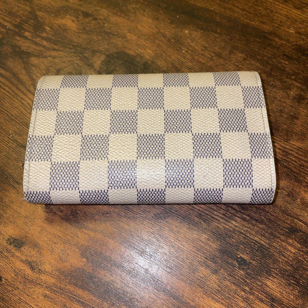 ルイヴィトン ダミエ 財布 ホワイト×グレー