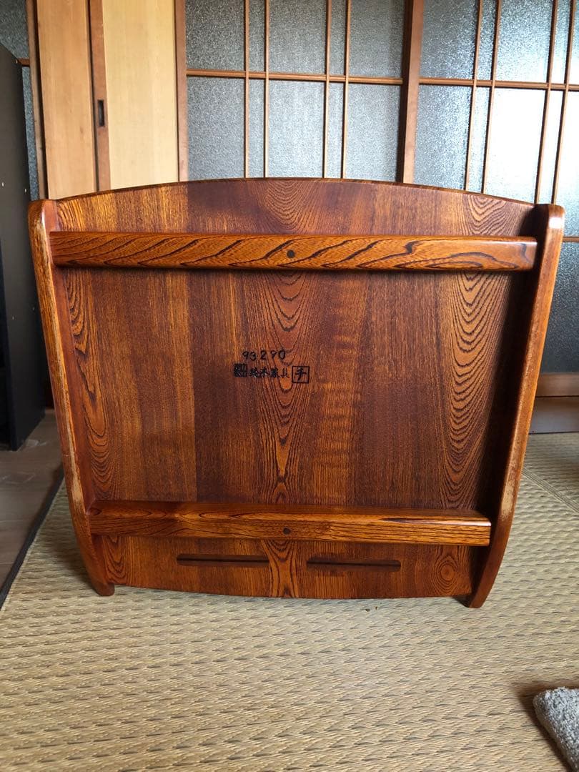 純木家具座椅子　鍋島段通セット