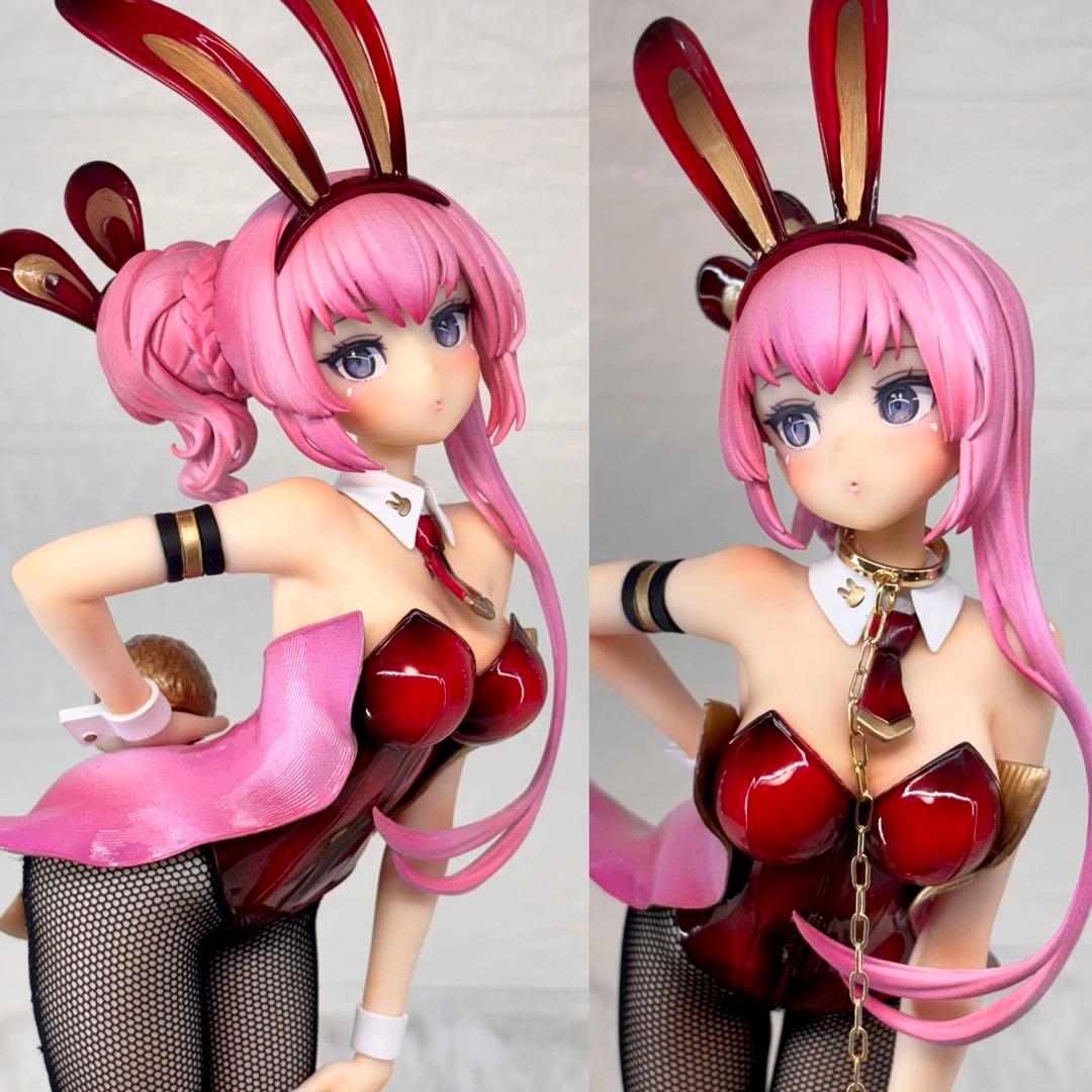 ち*こ様 初音ミク　巡音ルカ　フィギュア　リペイント　バニーver ゴールドパー