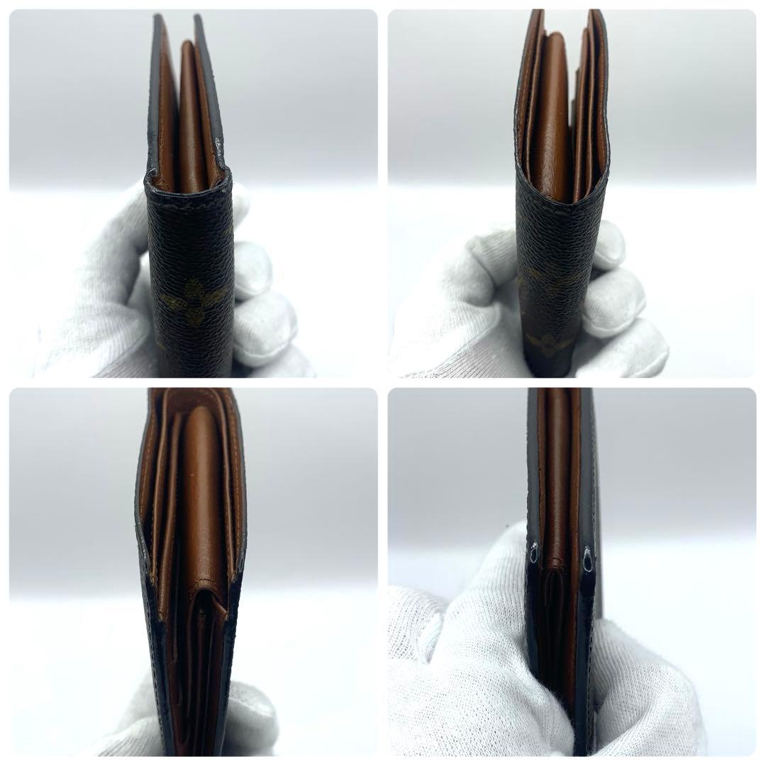 ルイヴィトン 二つ折り財布 ポルトフォイユ マルコ モノグラム コンパクト財布