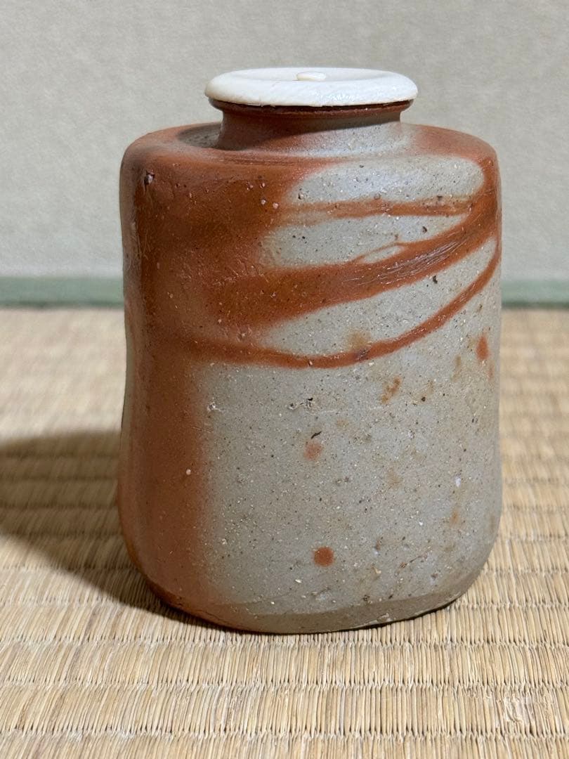 備前焼　伊勢崎満　肩衝茶入