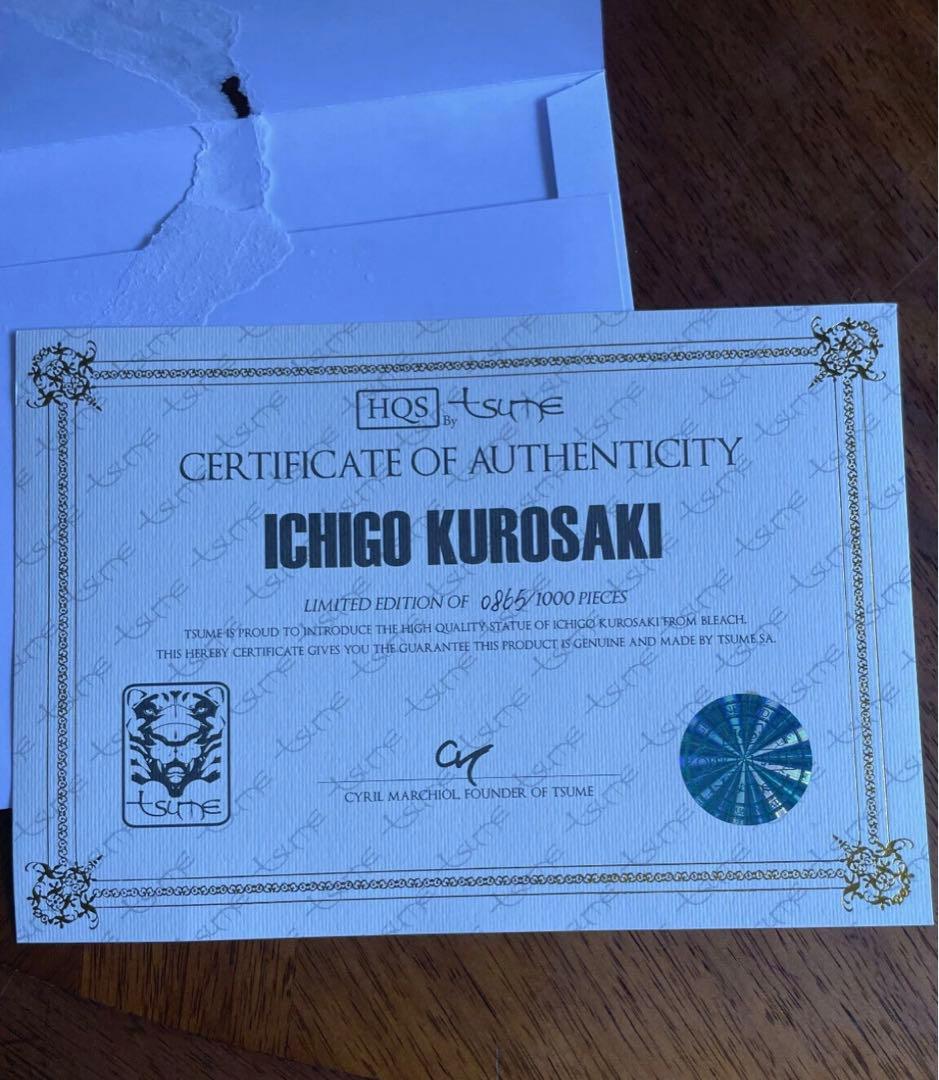 ツメアート BLEACH 黒崎一護 フィギュア スタチュー
