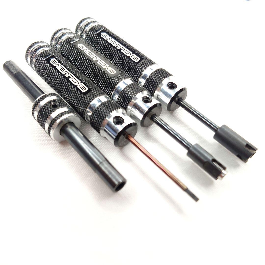 【生産終了品】　ミニ四駆　エクスクルーシヴ　ツールセット　ブラック+オマケ