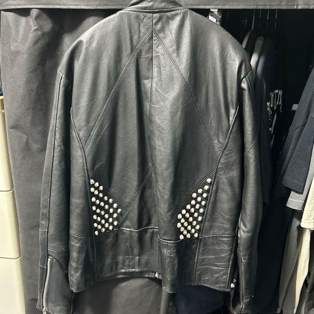 シングルスタッズレザーライダース　KAMO アナーキー