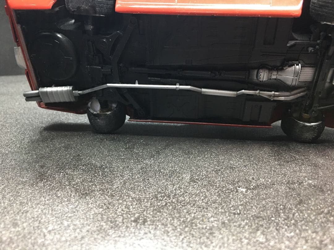 旧車プラモデル完成品アオシマスカイラインケンメリ