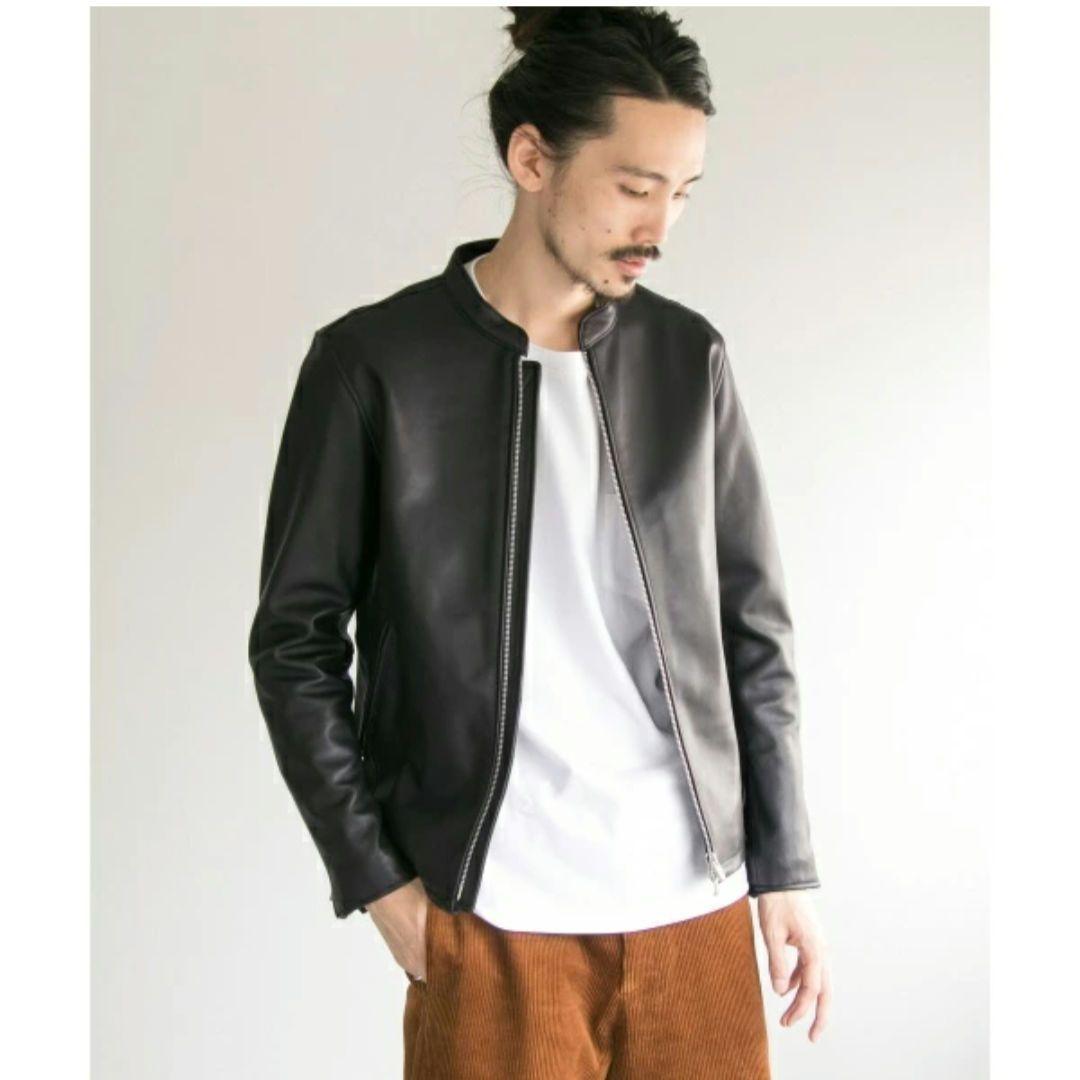 アーバンリサーチ　UKラムレザーシングルライダース