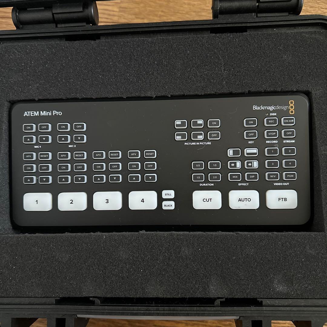 送料無料！Blackmagic ATEM Mini Pro 専用ケース付き