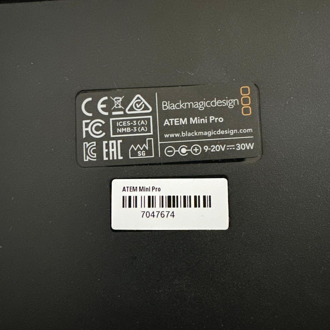 送料無料！Blackmagic ATEM Mini Pro 専用ケース付き