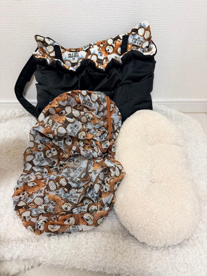 circus circus サーカスサーカス 抱っこキャリーバッグ black