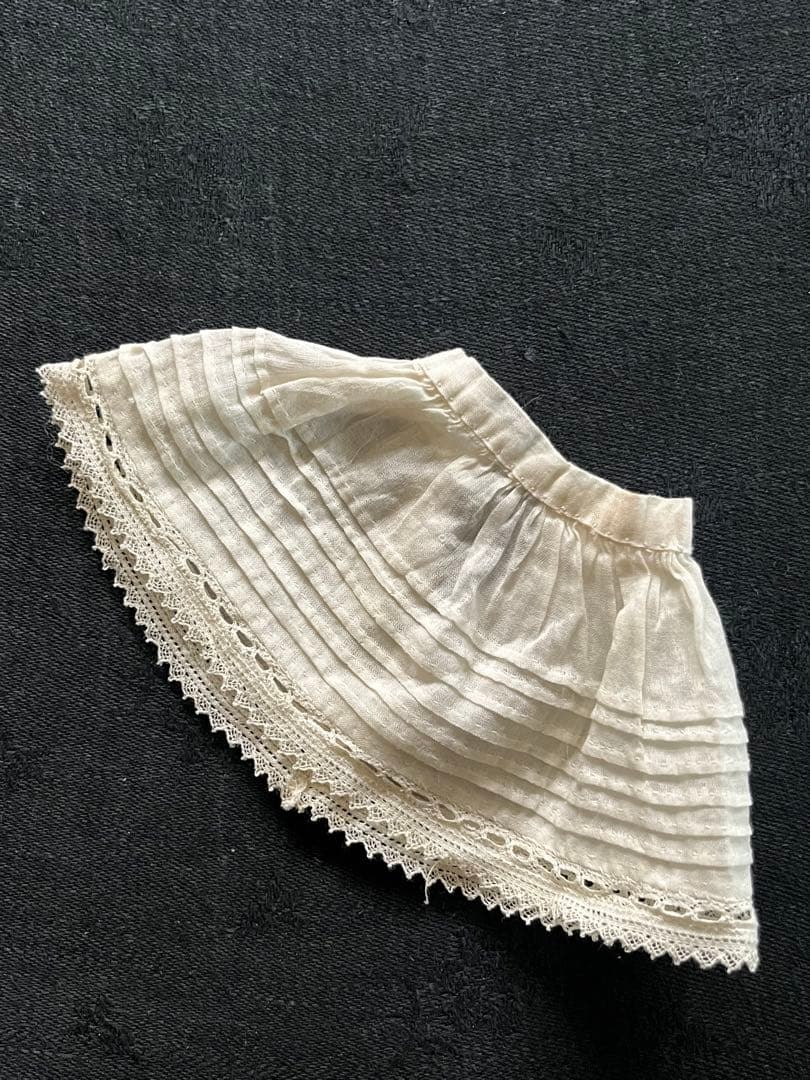 アンティークフランスフレンチビスクドール小さなドール用ドレスセットミニョネット