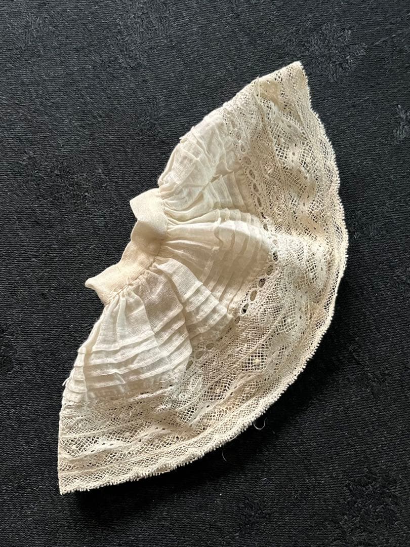 アンティークフランスフレンチビスクドール小さなドール用ドレスセットミニョネット