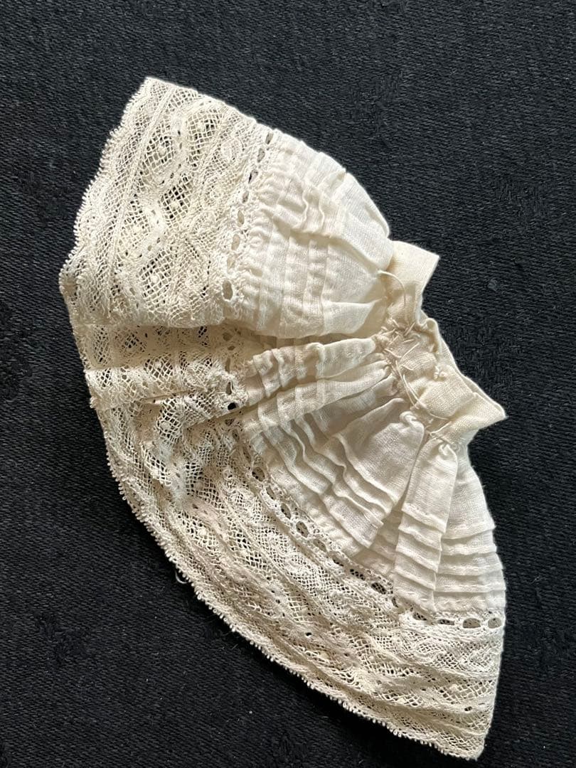 アンティークフランスフレンチビスクドール小さなドール用ドレスセットミニョネット