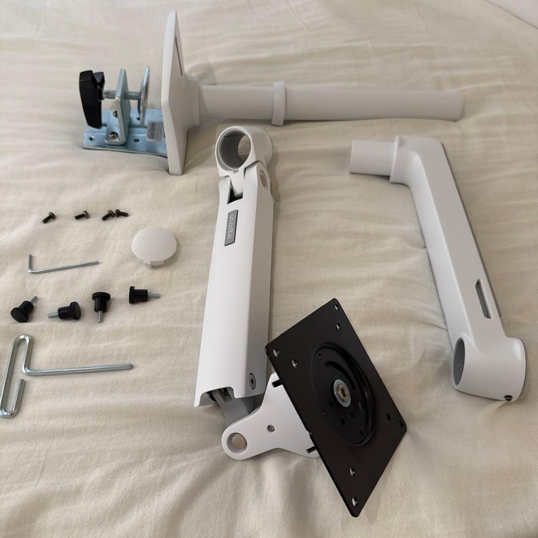 ERGOTRON エルゴトロン LX デスク モニターアーム 長身ポール（白）