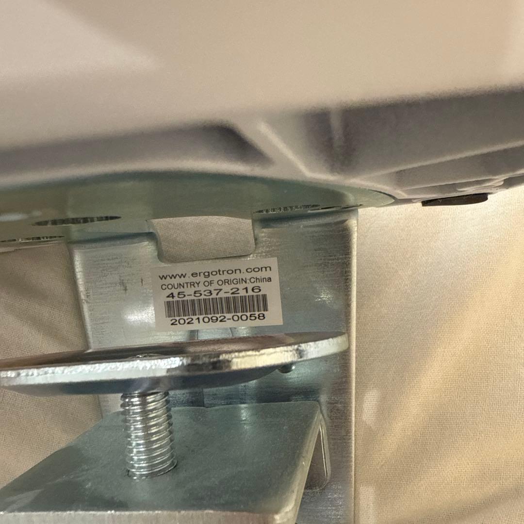 ERGOTRON エルゴトロン LX デスク モニターアーム 長身ポール（白）
