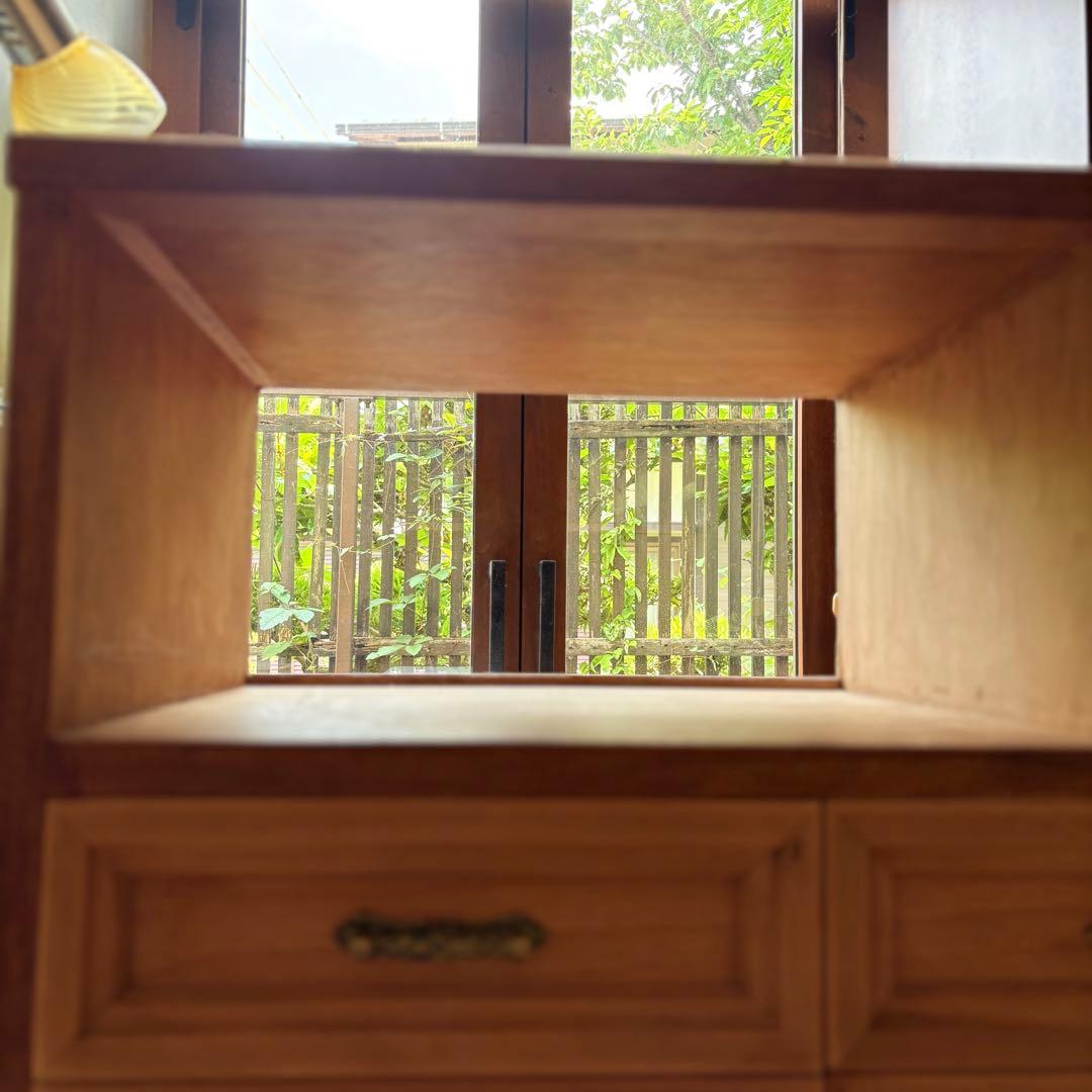 14杯 オーダー品 ビンテージ 木製チェスト キャスター 収納 北欧ナチュラル