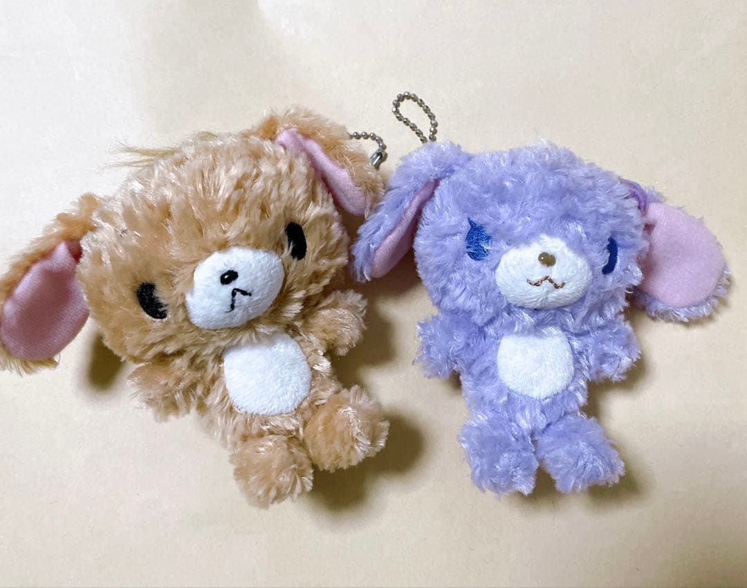 シュガーバニーズ マスコット ボールチェーン くろうさ ブルーベリーうさ 初期