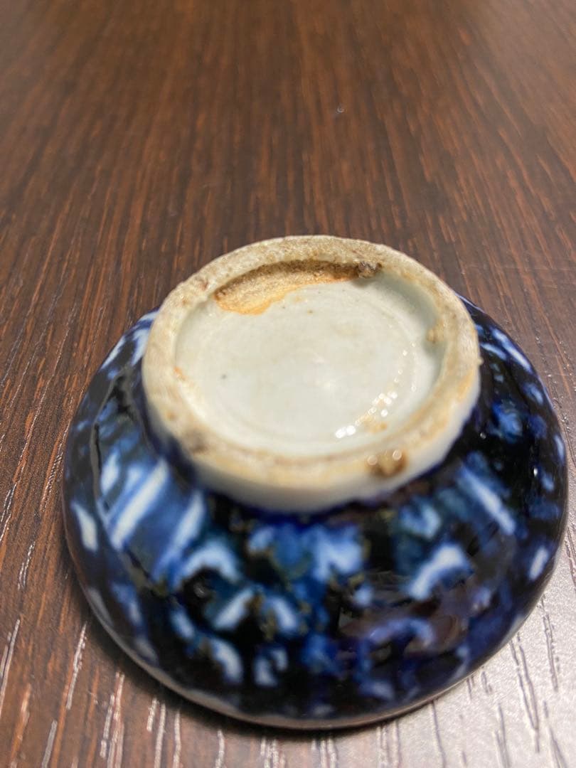 中国古美術　染付香合　呉須　染付　明　清　色絵