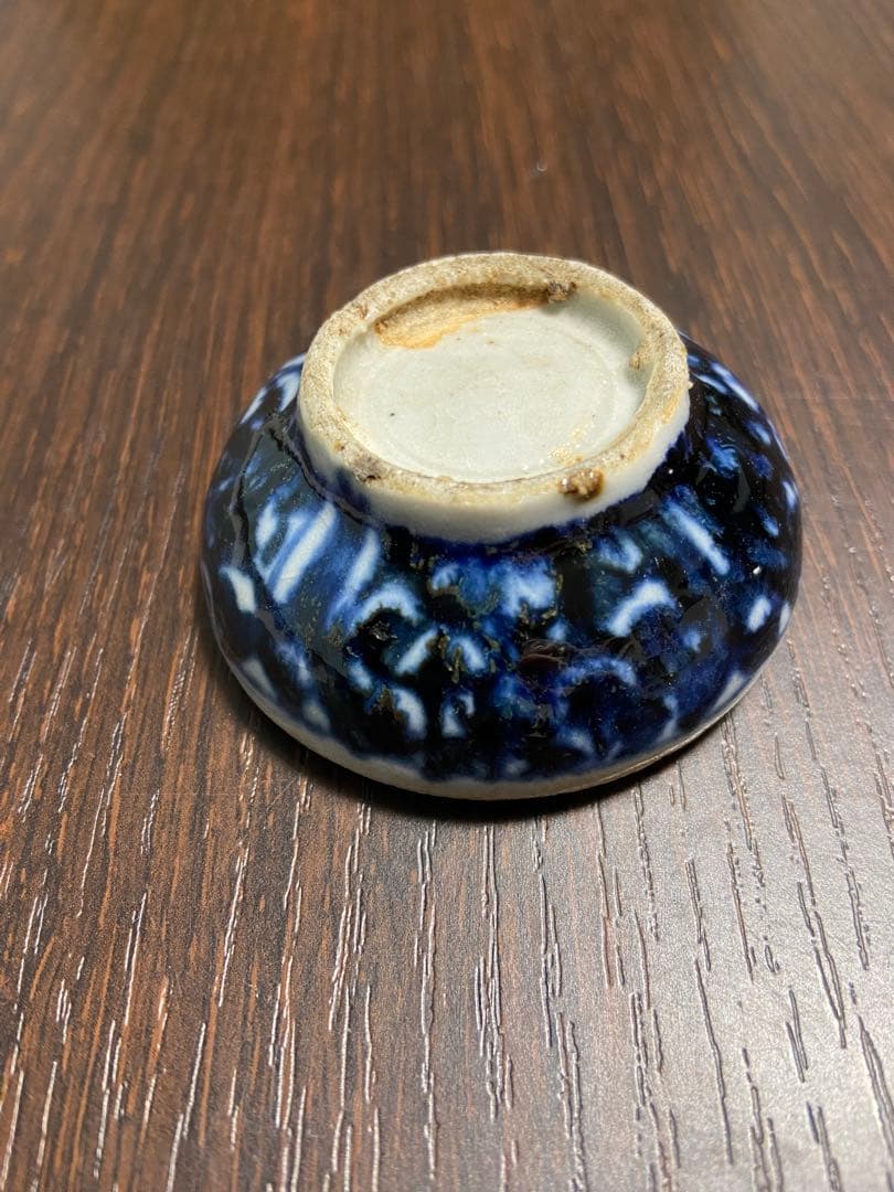 中国古美術　染付香合　呉須　染付　明　清　色絵