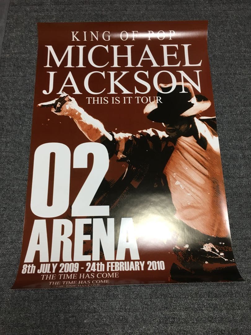 マイケルジャクソン THIS IS IT O2 ARENA 会場用ポスター