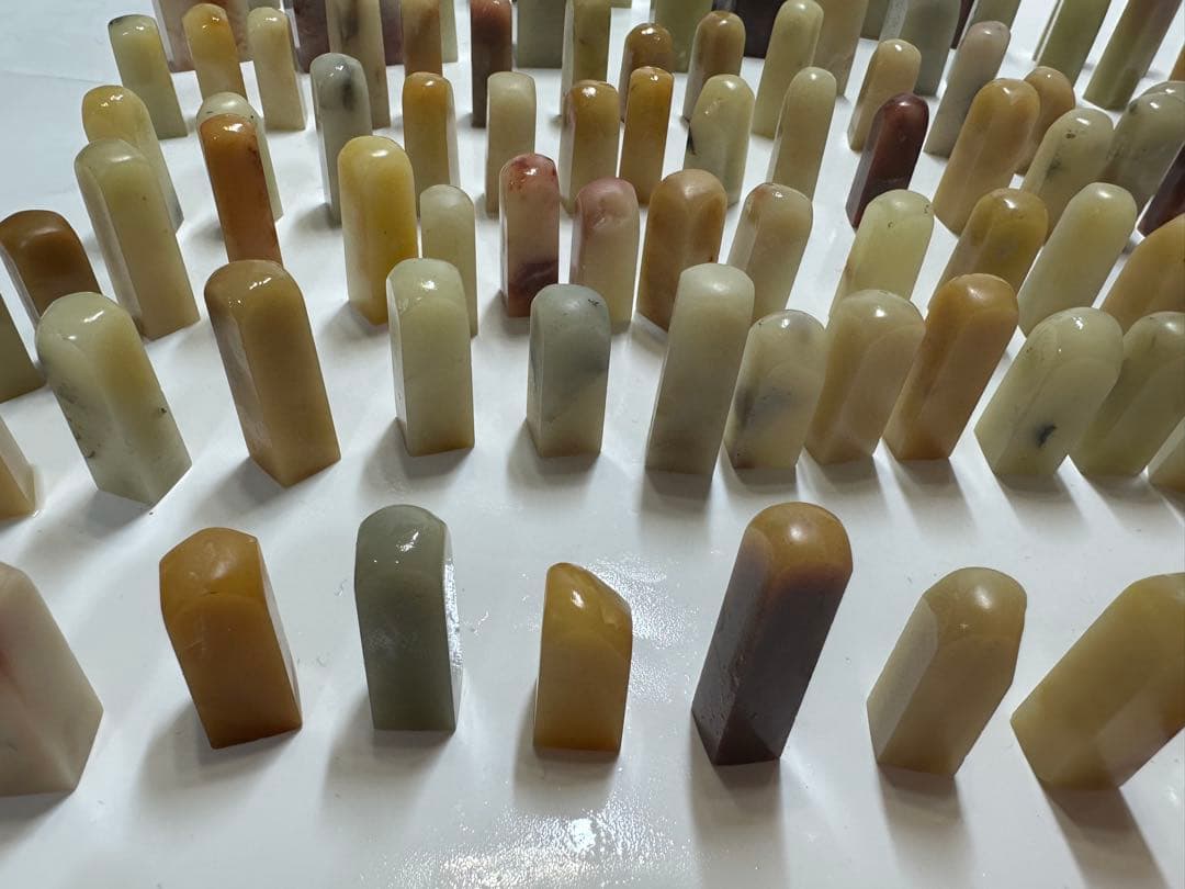 訳あり品　篆刻　印材　印石　まとめ　書道　落款　遊印　　ヒビ　使用済みなどなど