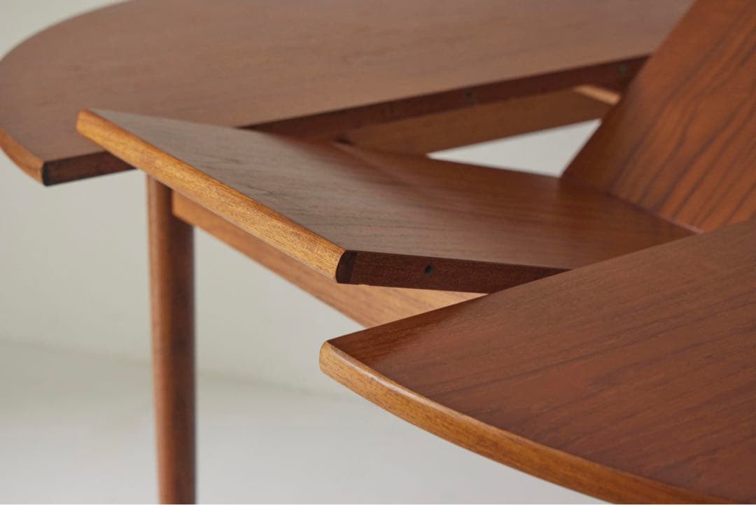 伸縮ダイニングテーブル　イギリスアンティーク　エクステンション