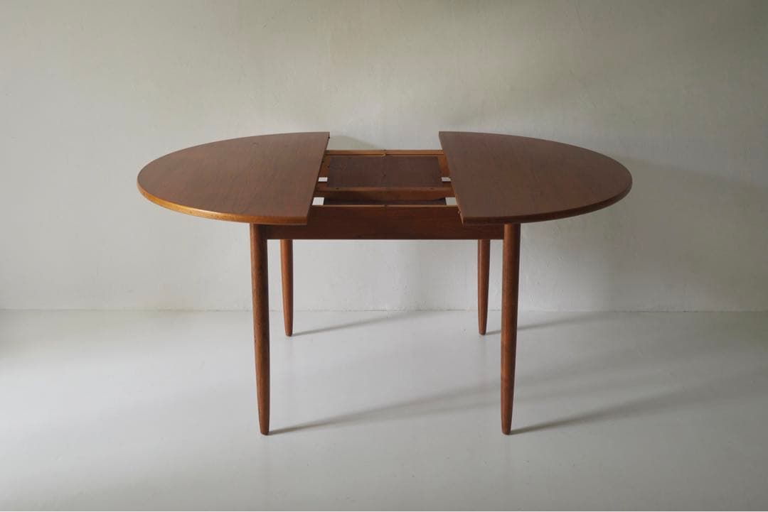 伸縮ダイニングテーブル　イギリスアンティーク　エクステンション