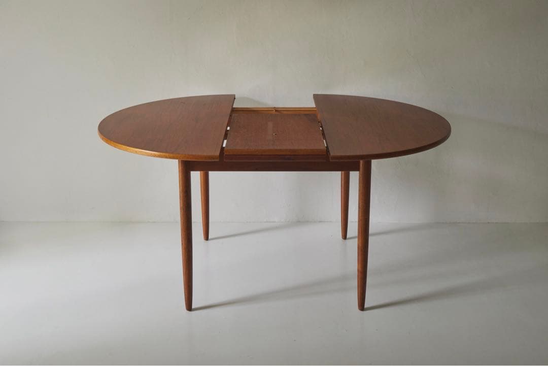 伸縮ダイニングテーブル　イギリスアンティーク　エクステンション