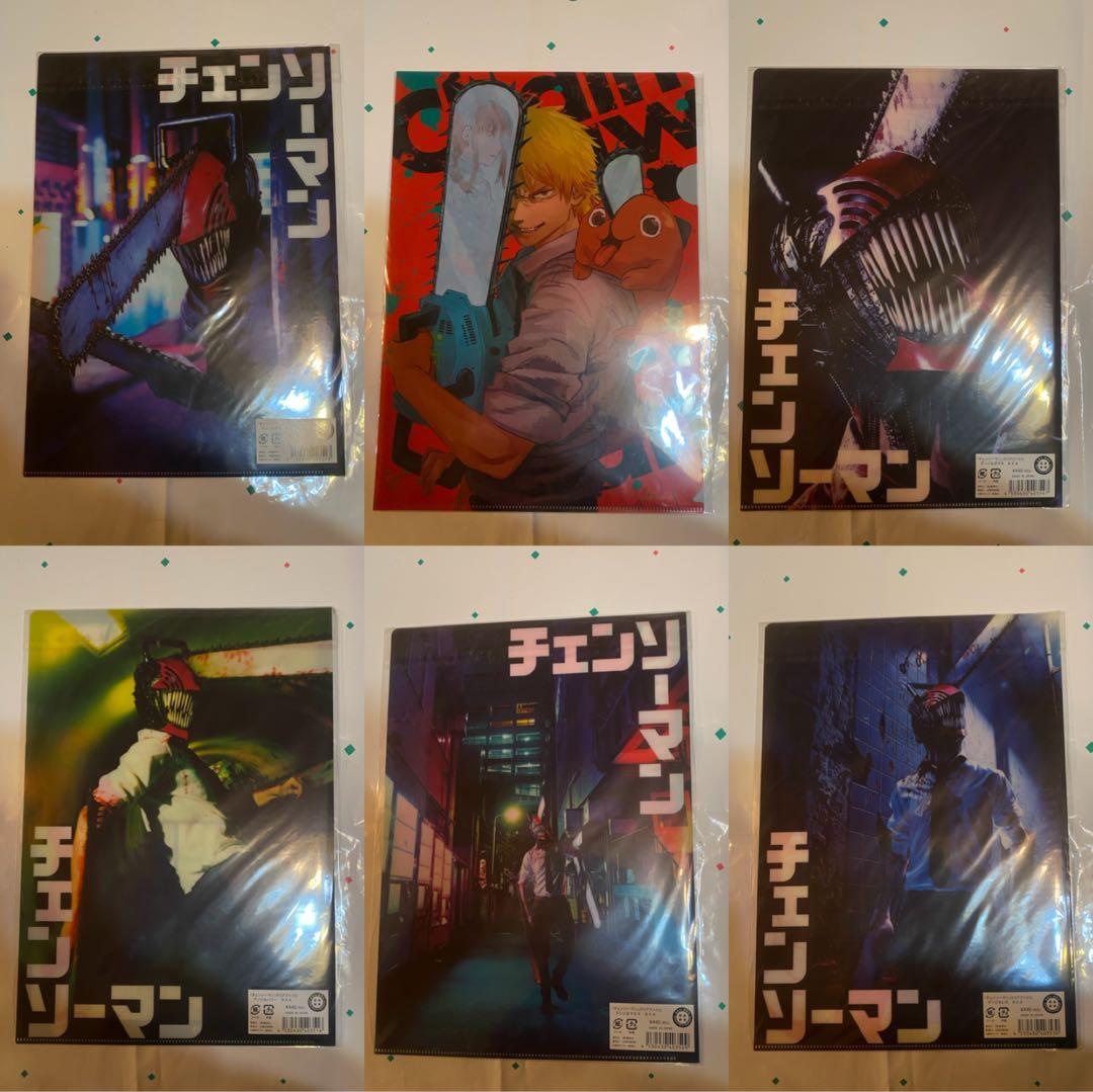 チェンソーマン　クリアファイル　まとめ売り　実写風